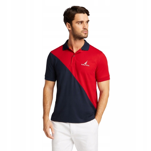 Nautica pánské polo tričko Navtech Classic Fit červené XXL