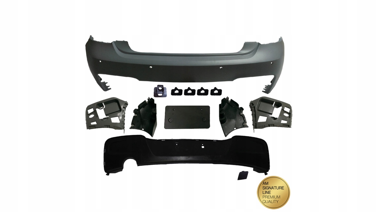 Tylny zderzak sport PDC zestaw z dyfuzorem BMW 1 (F20, F21) Hatchback prze