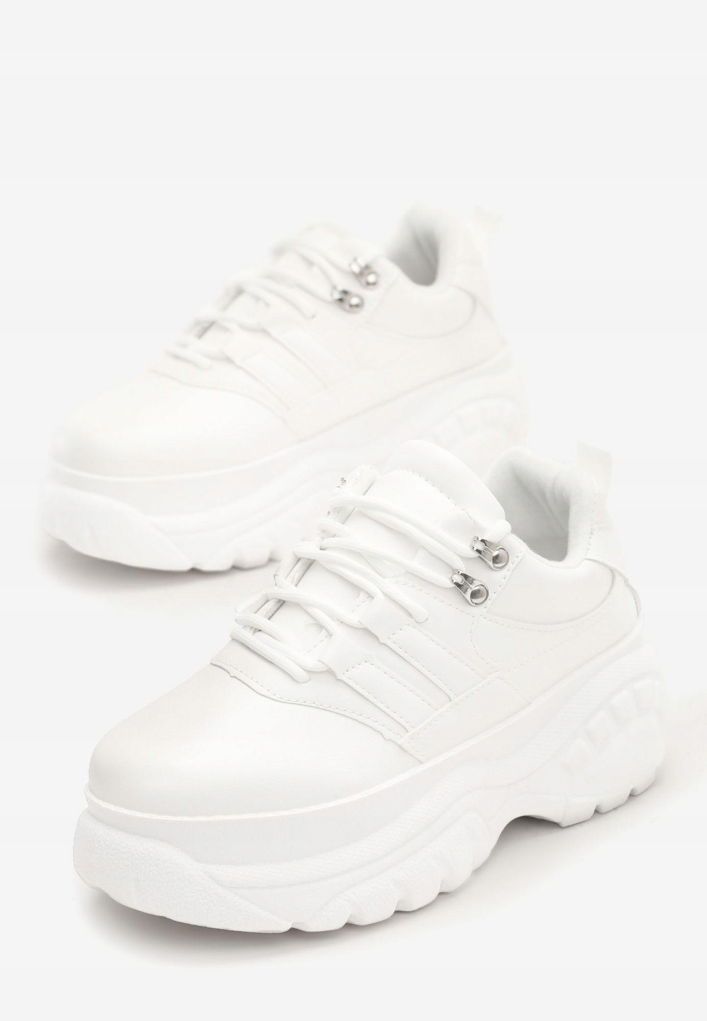 

Born2Be Born2Be Białe Sneakersy damskie damskie 41
