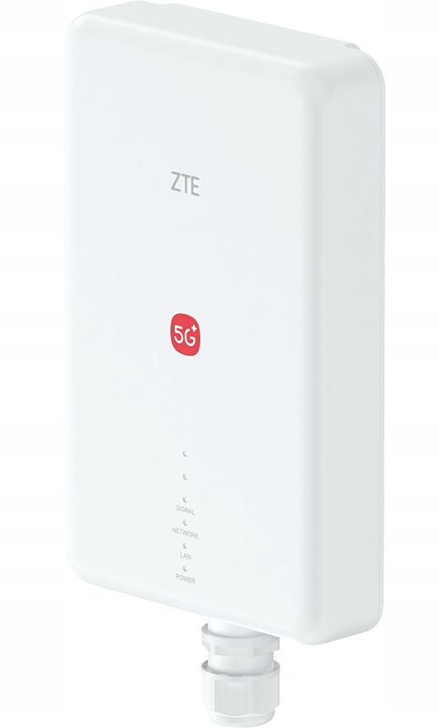 Router zewnętrzny Zte G51F modem 5G Nsa/sa Lte Cat.19 +13dBi Odu biały (pl)