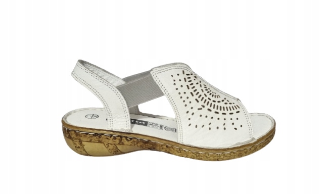 Ortopedické sandály Loretta LO6823-15 bílé, velikost 38