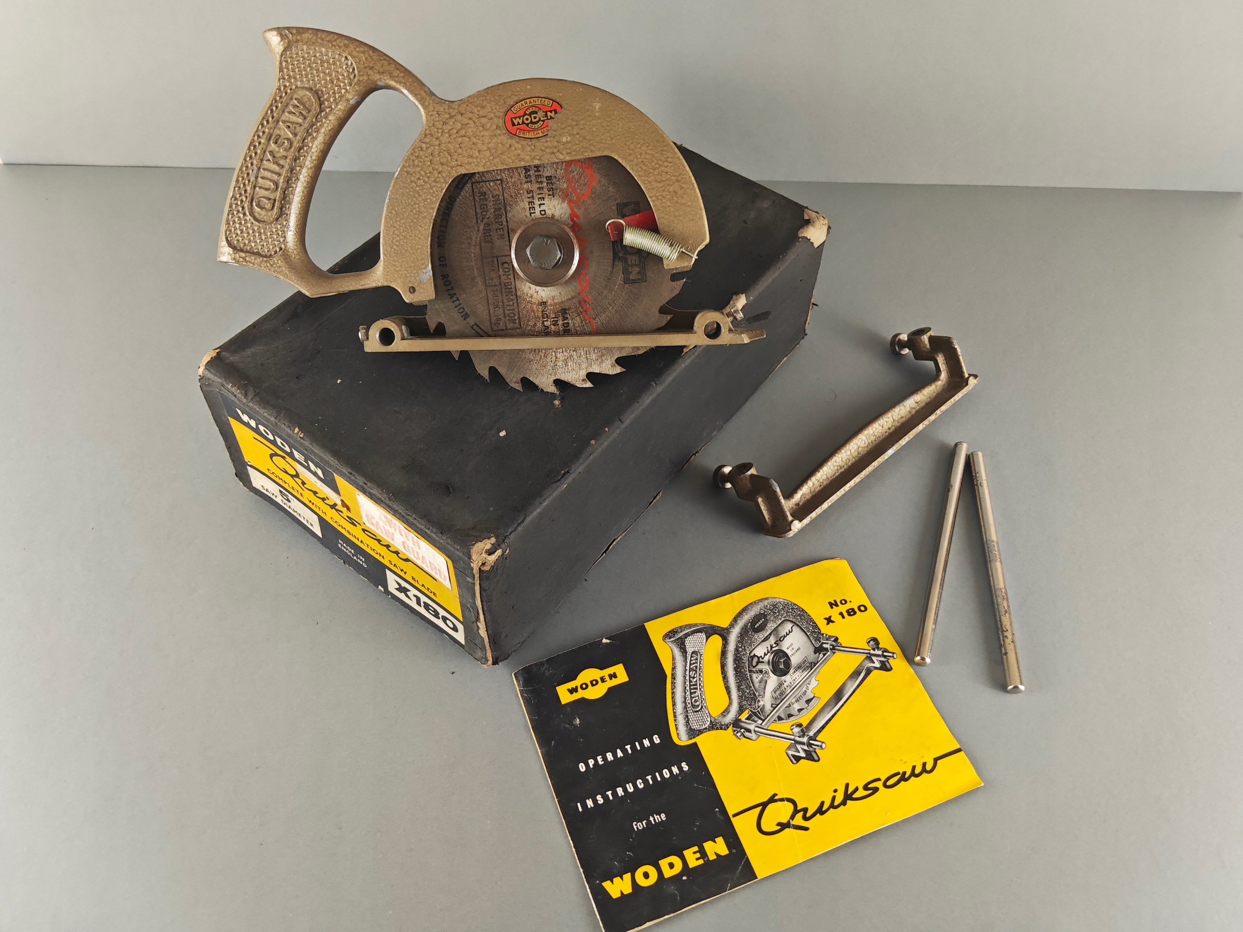 STARA ANGIELSKA PIŁA WODEN NA WIERTARKE