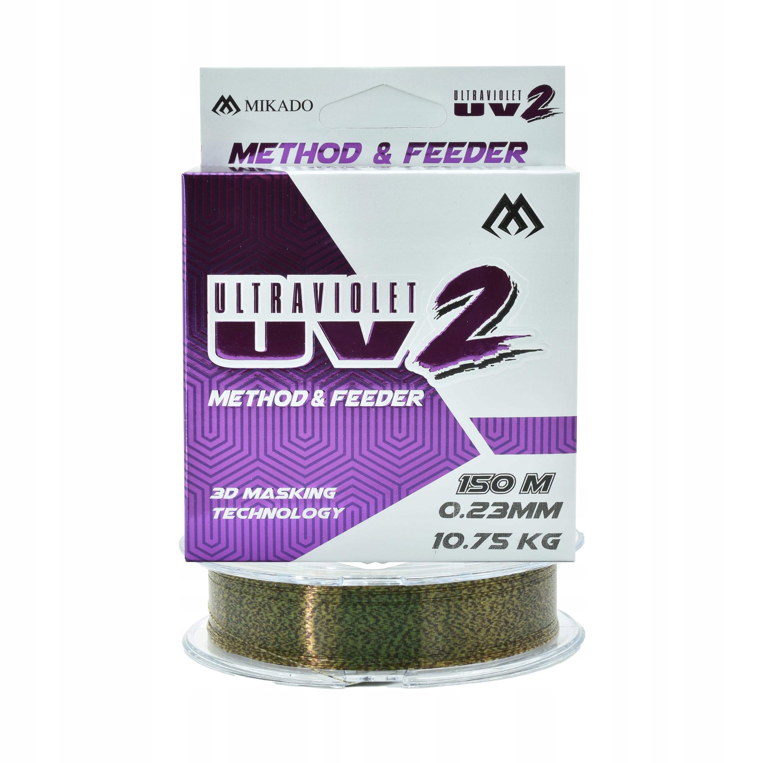Żyłka gruntowa Mikado Ultraviolet II Meth&Feeder 0.23mm 150m 10,75kg