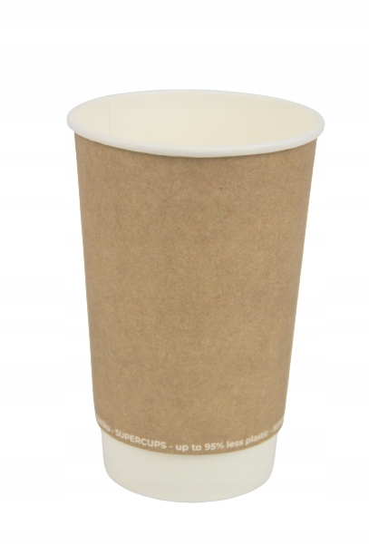 

Kubek Papierowy Dwuścienny 400/550 ml Brąz a'20