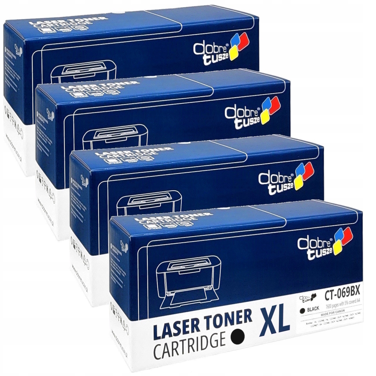 Tonery XL Do Drukarki Canon i-SENSYS CRG-069 LBP673Cdw MF754Cdw MF752Cdw