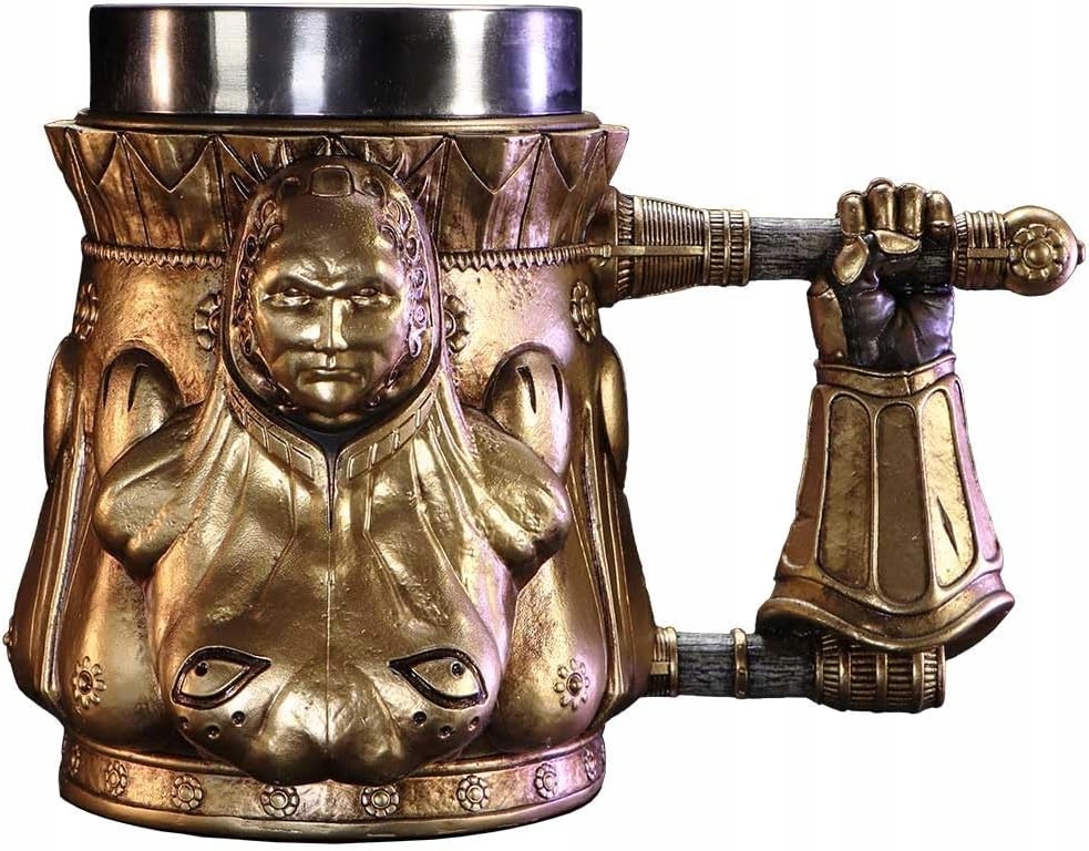 Epický Pivní Sklenice Dark Souls Smough Nemesis Nerezová Ocel 600 ML