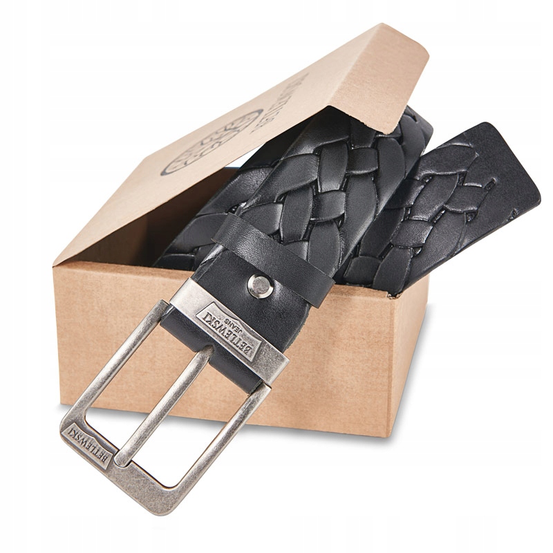 PASEK SKÓRZANY MĘSKI PAS DO SPODNI SKÓRA BETLEWSKI Marka Betlewski