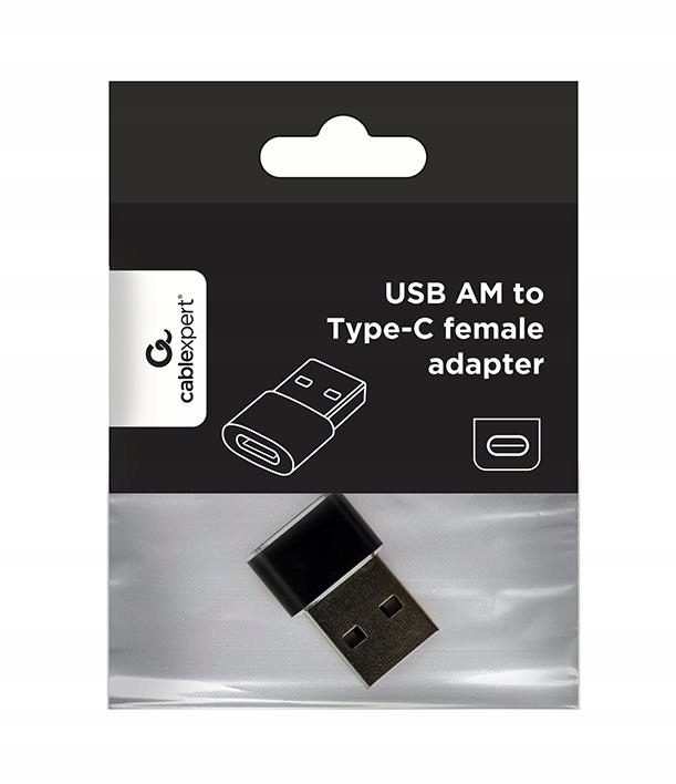 Adapter USB-A męski do USB-C żeński Gembird Kod producenta A-USB2-AMCF-02