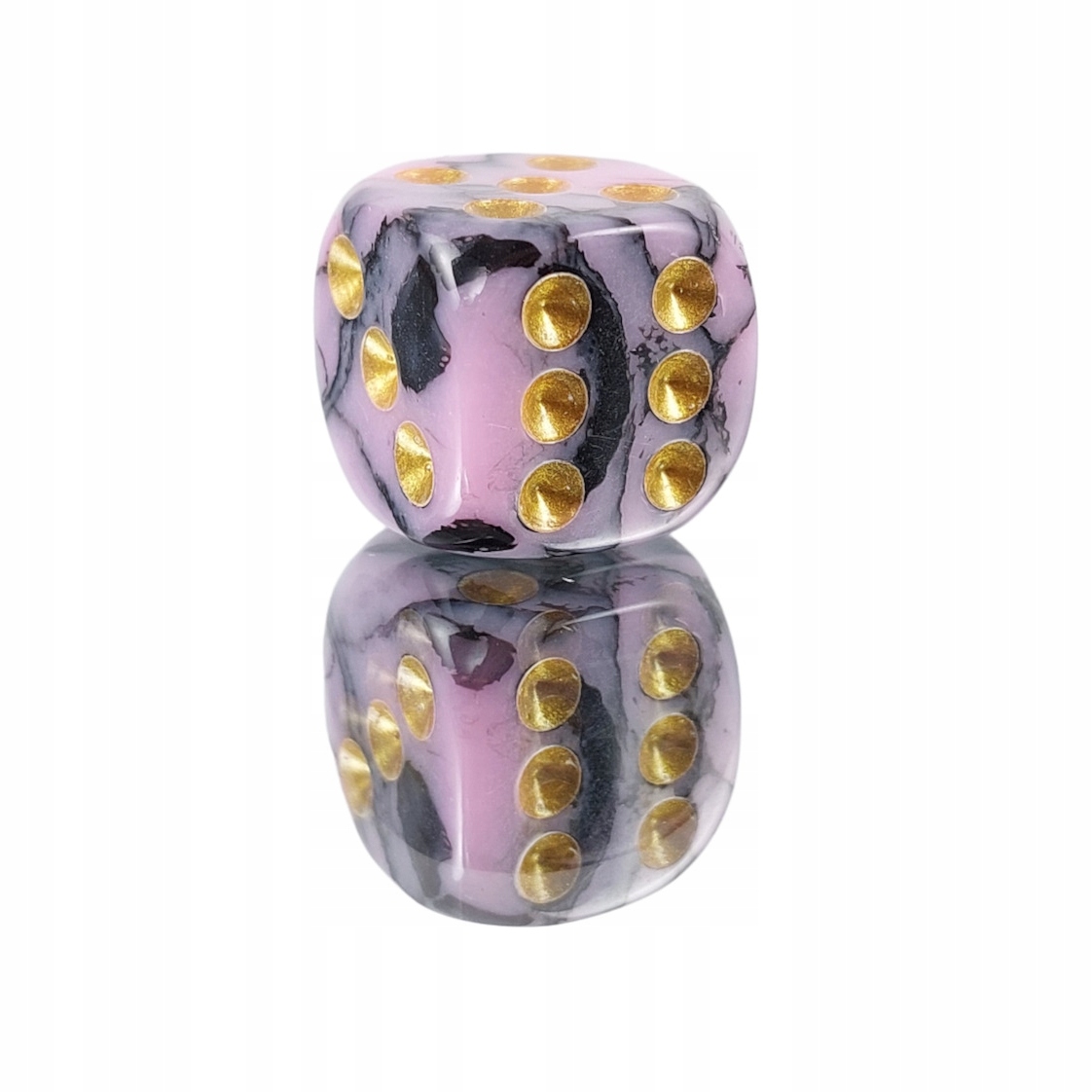 ZESTAW 25 KOSTEK K6 RPG PAMIĘTNIK KOŚĆ 1,6 CM Liczba ścian 6