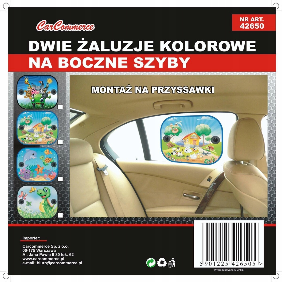 

Żaluzja Osłona Okrągła Kolorowa 40x46cm 2SZTUKI
