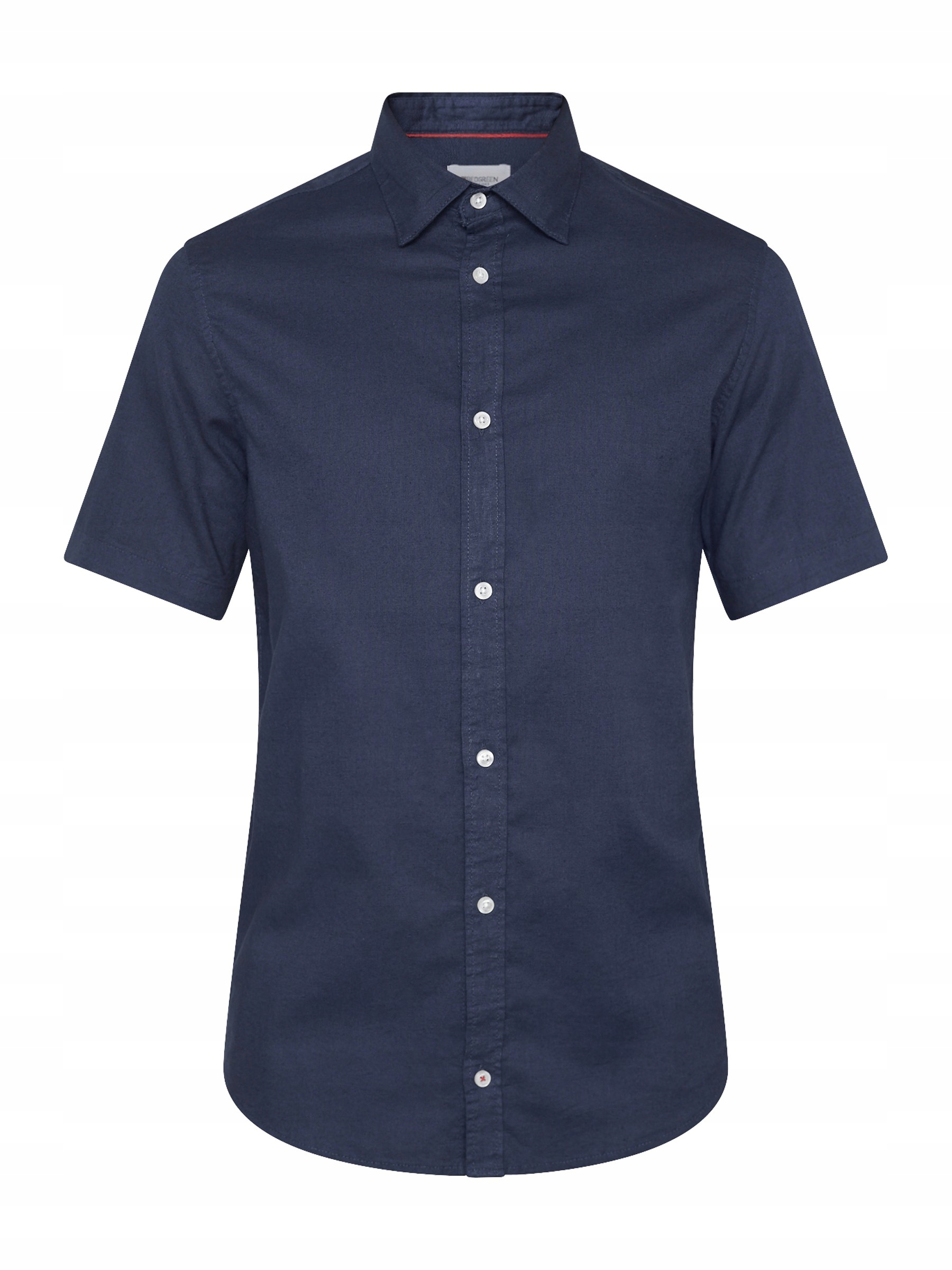 Redgreen Lněná Košile Velké Velikosti, Tmavě Modrá, 3XL