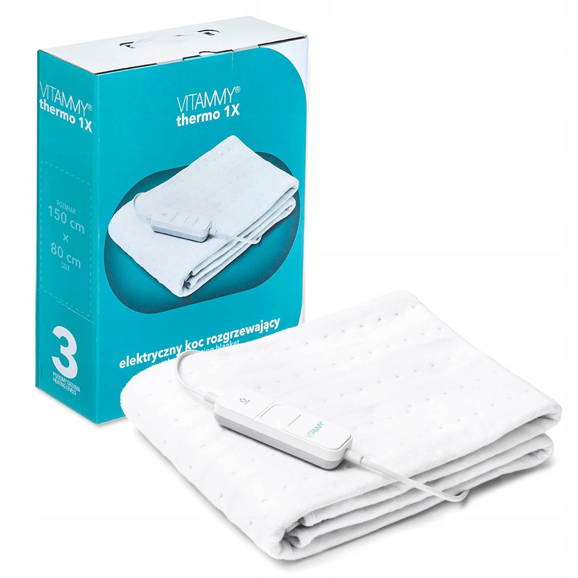 

Koc Elektryczny Rozgrzewający Mata 1os 150x60cm