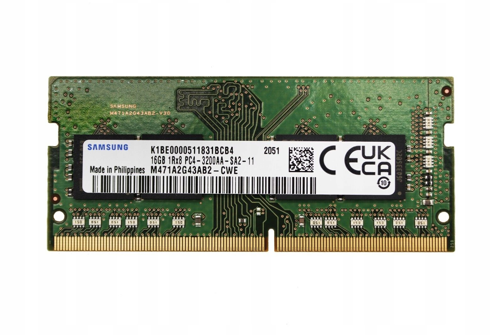 Nowa Pamięć Ram Samsung 16GB PC4 DDR4 3200MHZ Sodimm