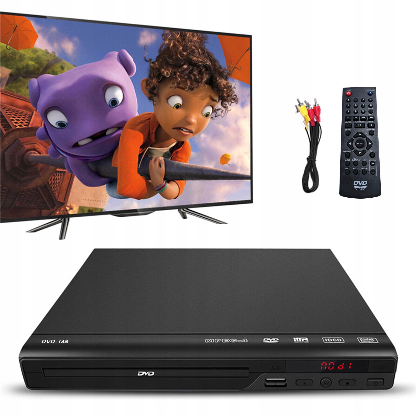 Odtwarzacz DVD Hyundai DVD-168 Model DVD-168