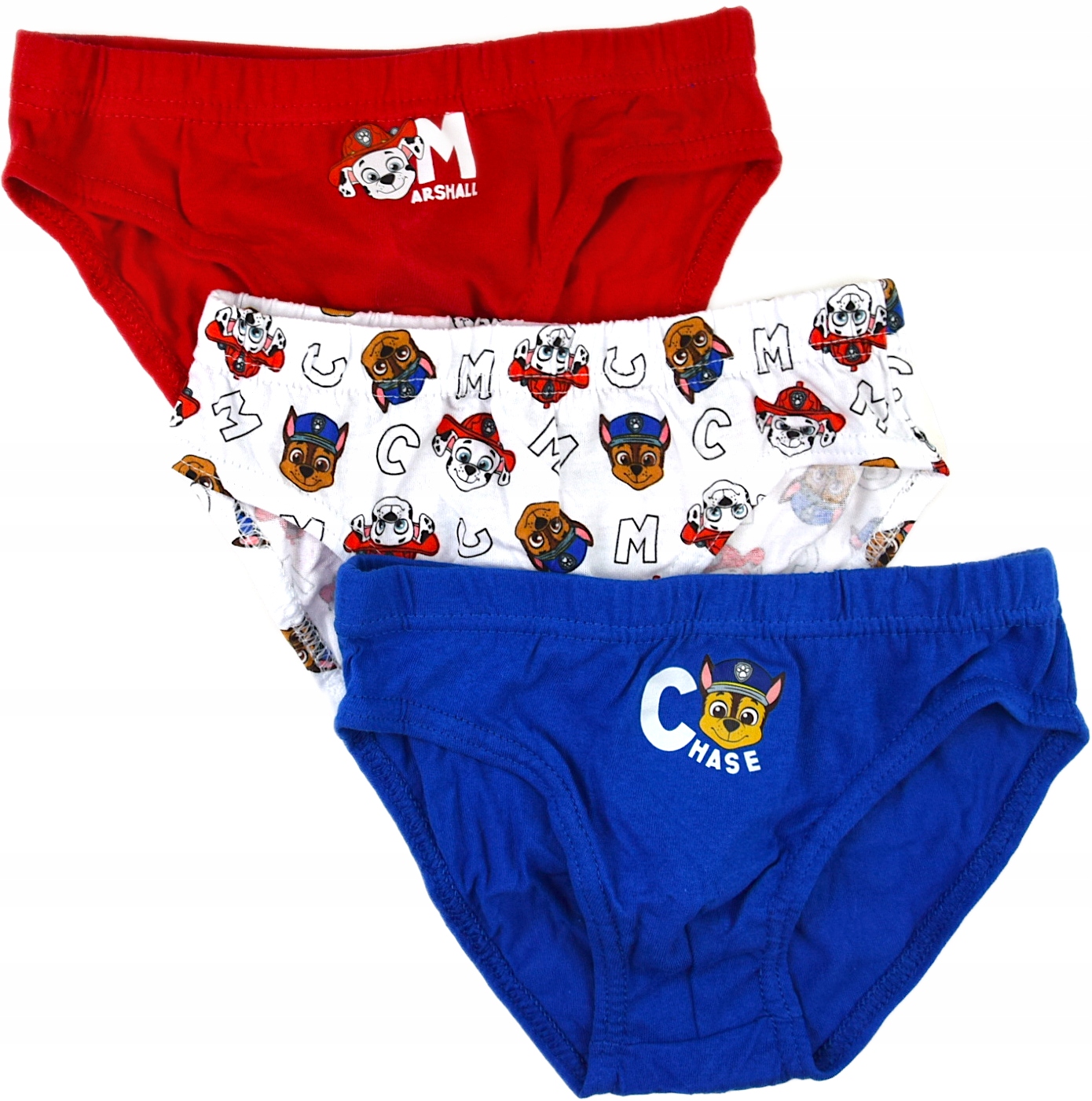 BAWEŁNIANE MAJTKI DLA CHŁOPCA PSI PATROL 122/128