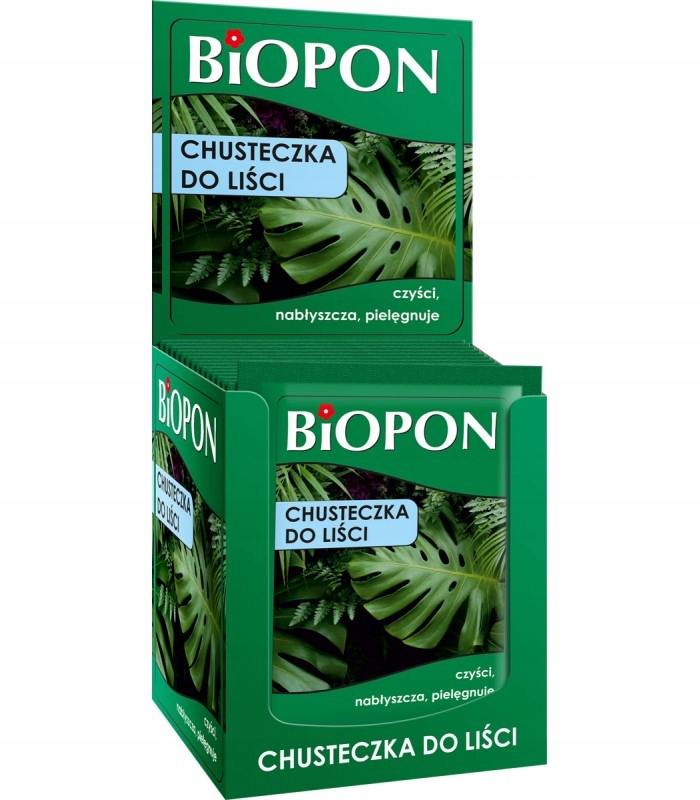 

Chusteczki do liści nawóz Biopon 15 Szt