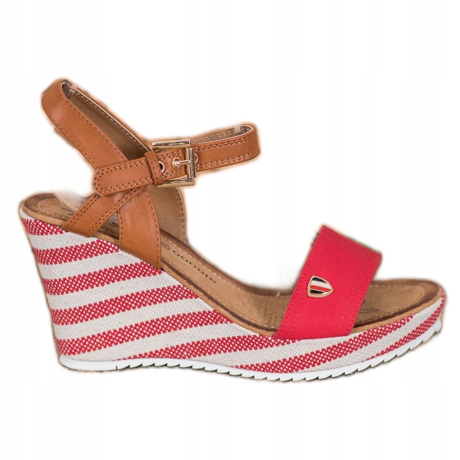 

Brązowe Czerwone Wielokolorowe Buty Goodin r.38
