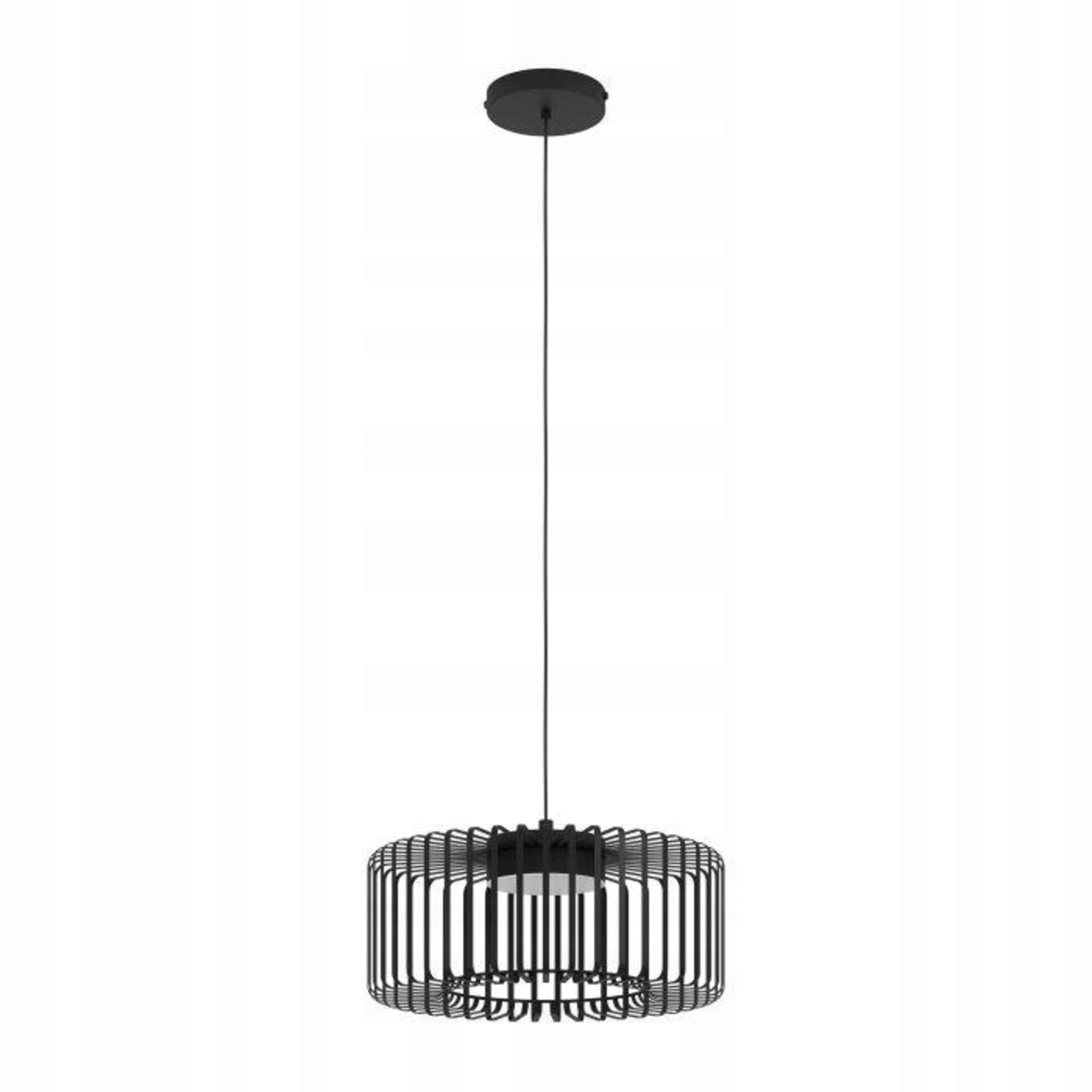 Závesné svietidlo Eglo Ginestrone-z Led 22W Rgb Cct čierne 450mm