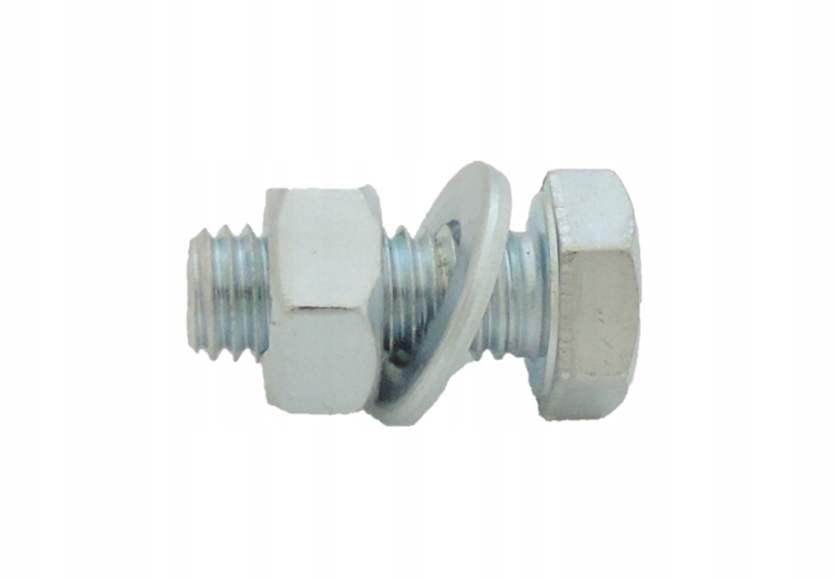 ŚRUBY ŚRUBA M12X30 OCYNK SZEŚCIOKĄTNA + PODKŁADKA + NAKRĘTKA 100 sztuk