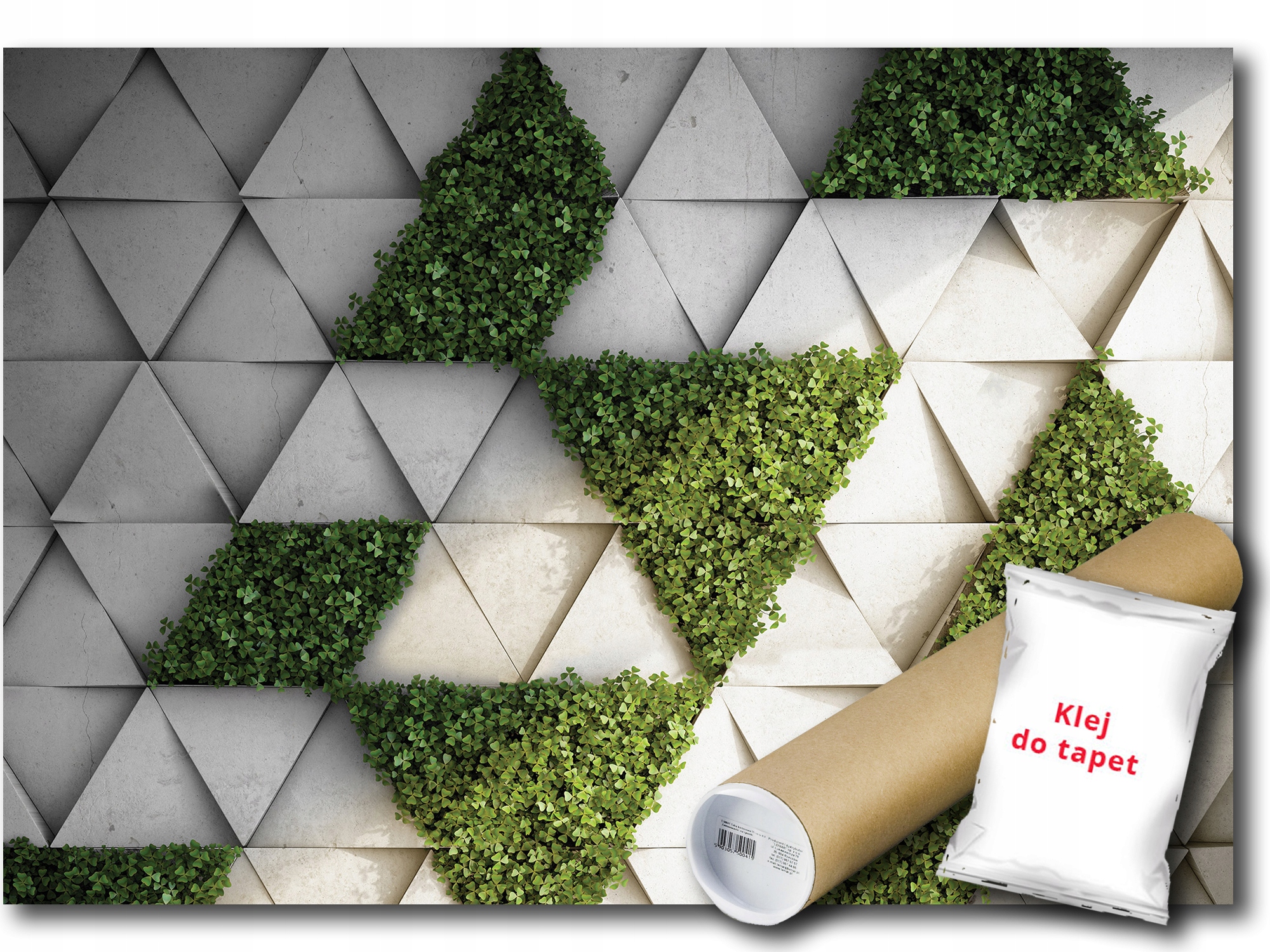 

Fototapeta Beton Liście 3D 6E Fm 104x70,5 F13806