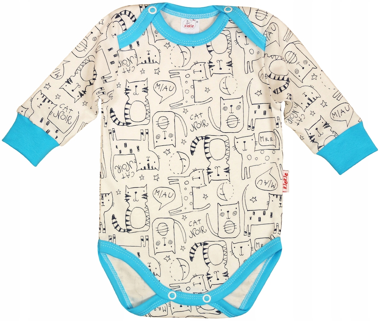 Body Długi rękaw 2 napy 100% Bawełna r 62 KLEKLE