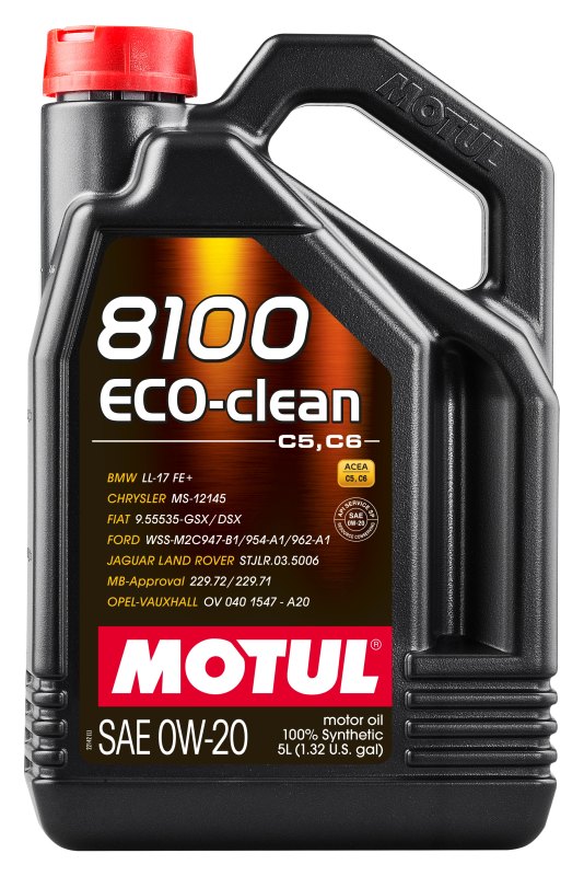 Motul Olej 0W20 5 L 8100 Eco Clean C5/C6 Sp GF-6A LL 17FE+ 229.72