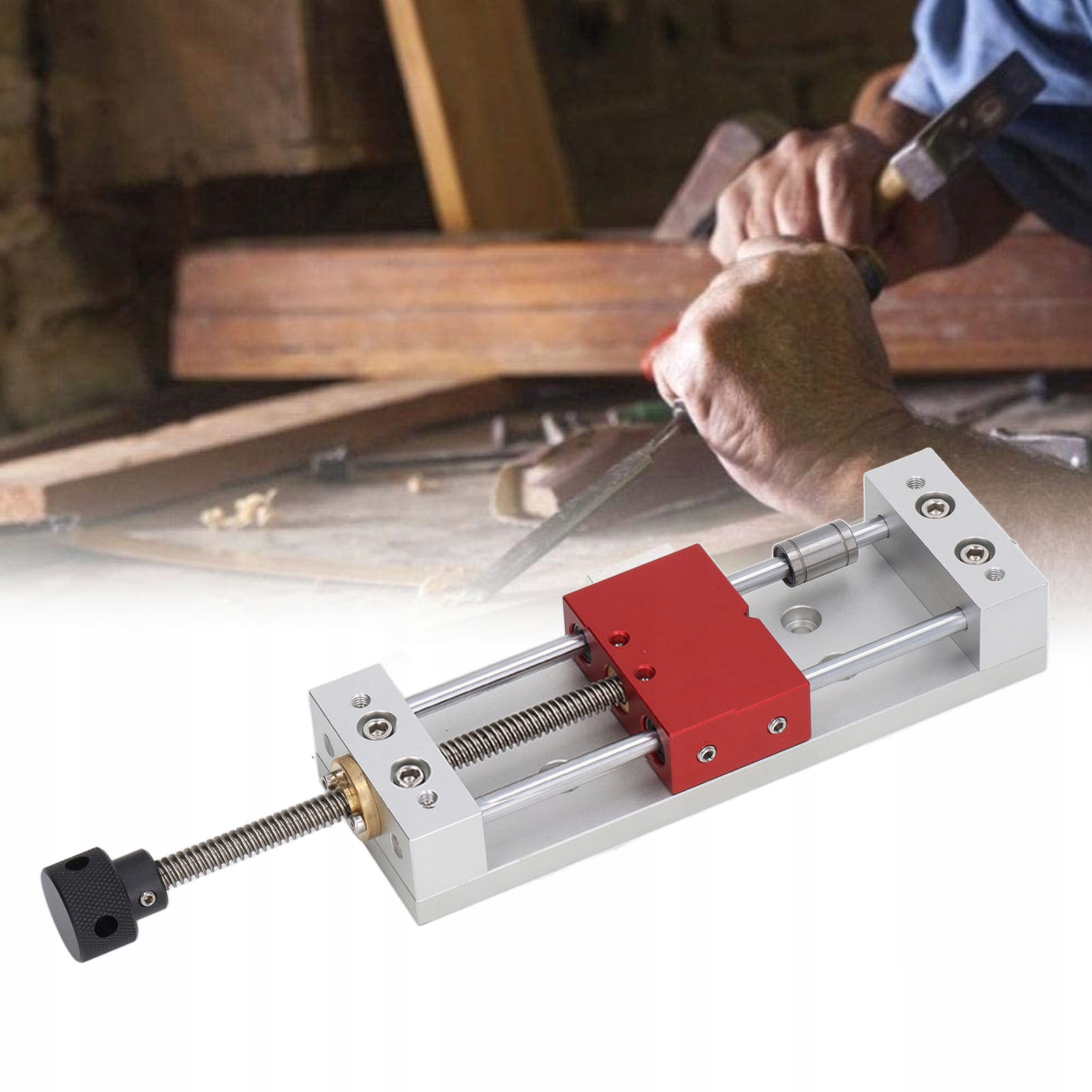 IMADŁO MASZYNOWE ŚRUBOWE WIERTARKA PŁASKIE 100MM Szerokość szczęk 1 mm