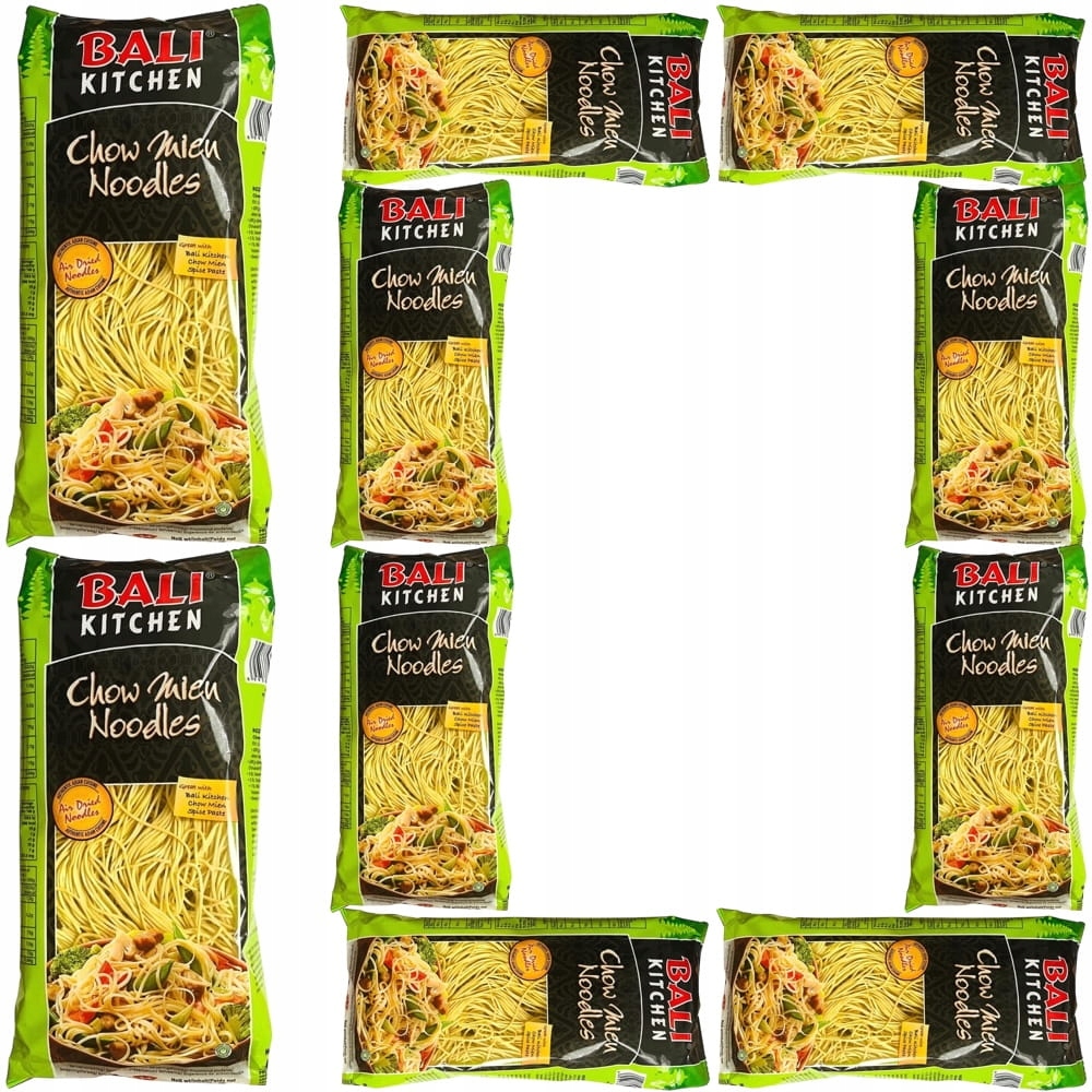 10x Indonéské Těstoviny Pšeničné Nudličky Chow Mein do woku Stir-Fry 200 g