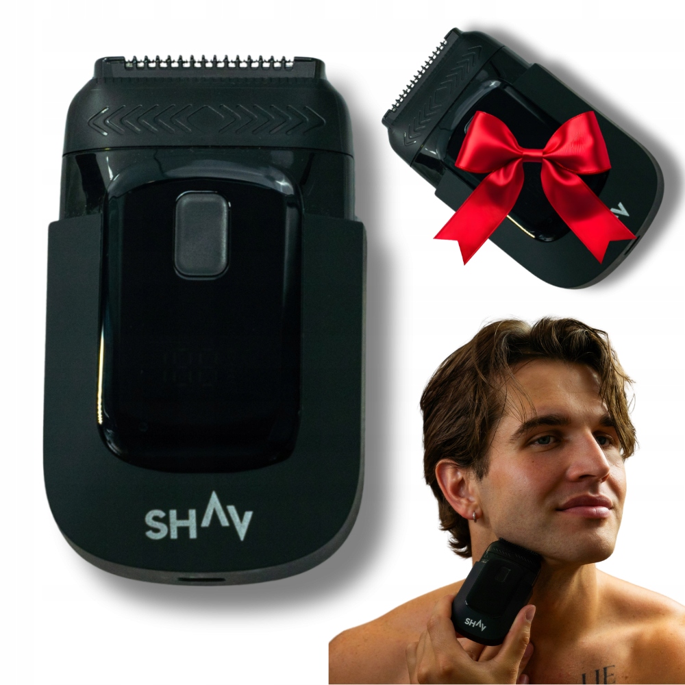 Holicí Strojek pro muže, elektrický, holicí strojek na vousy na Vánoce