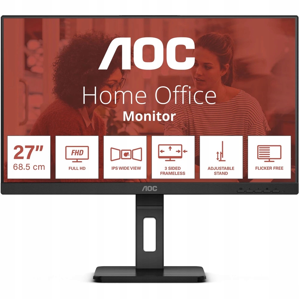 Aoc/ Q27E3UMF/ 27"/ Va/ Qhd/ 75Hz/ 4ms/ Black/ 3R Q27E3UMF