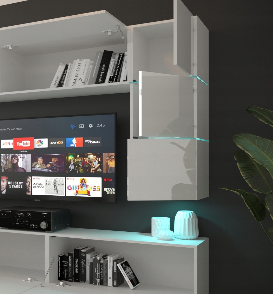 Zestaw Nowoczesnych Mebli Meblościanka AN90 New Kod producenta AN90NEW-21W-HG2