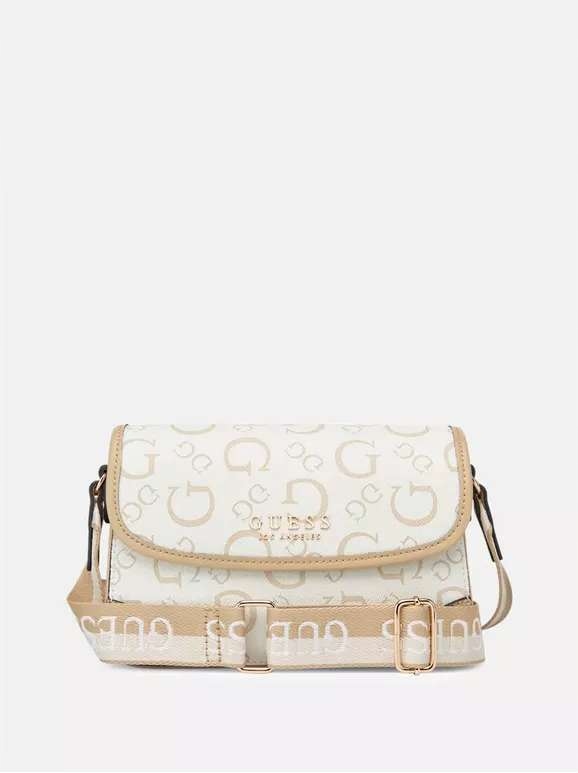 Guess dámská kabelka, crossbody Nichole bílá