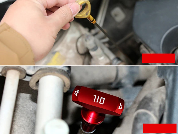 MIARKA BAGNET POZIOMU OLEJU RĄCZKA UCHWYT Aluminium OPEL SAAB PORSCHE ROVER Waga produktu z opakowaniem jednostkowym 0.3 kg