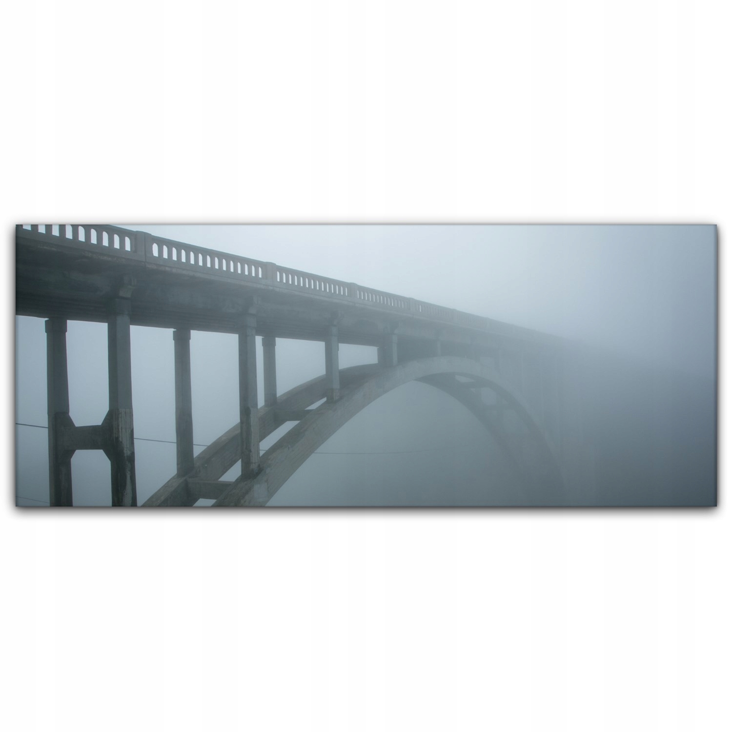 

foto-obraz na płótnie 125x50 Most Mgła Krajobraz
