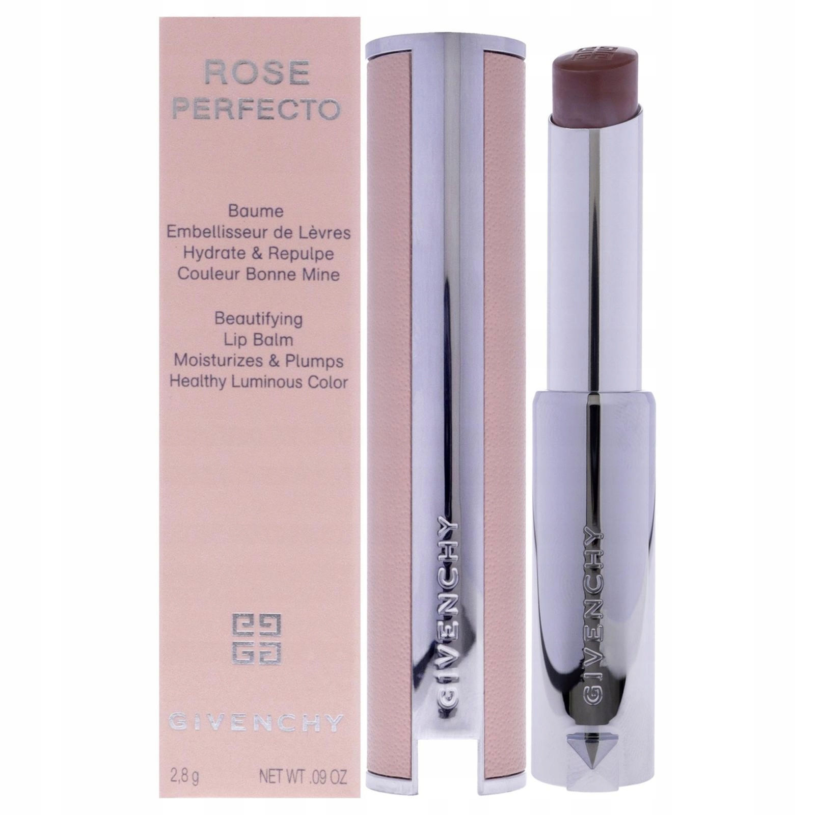 Givenchy Rose Perfecto Tónovací balzám na rty 2,8 g Odstín: N111 Soft Nude Pro Ženy