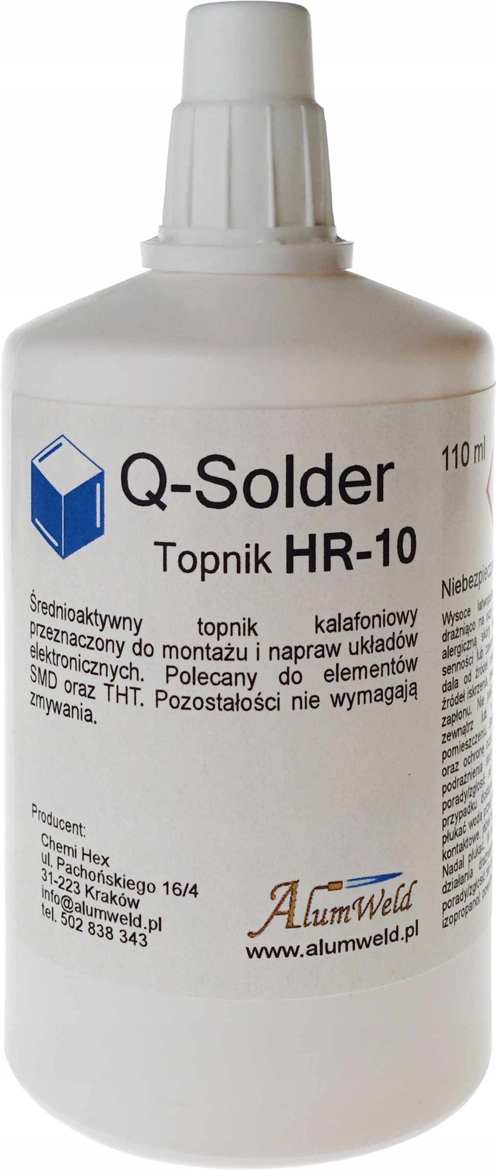 

Q01D Topnik Q-Solder HR-10 Lutowanie Smd Smt 110ml