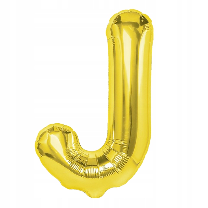 

Balon Foliowy złota litera J - 40 cm Litery Balony