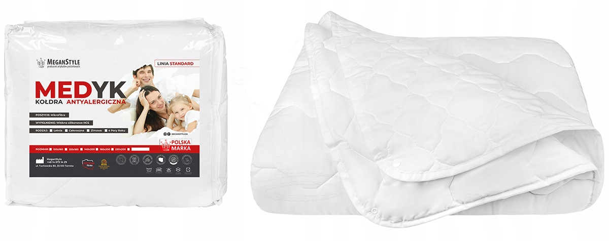 

Kołdra 100x180 4 Pory Roku 2w1 Lato Zima 180x100