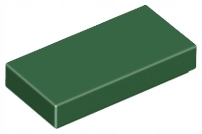 

Lego 3069b tile płytka 1x2 c. zielony 1 szt N