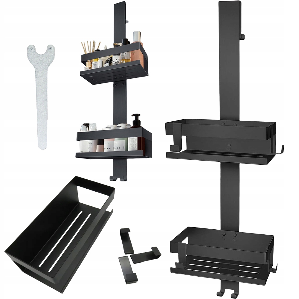 Závěsná Koupelnová Polička Na Sklo, Sprchová Kabina Na Kosmetiku