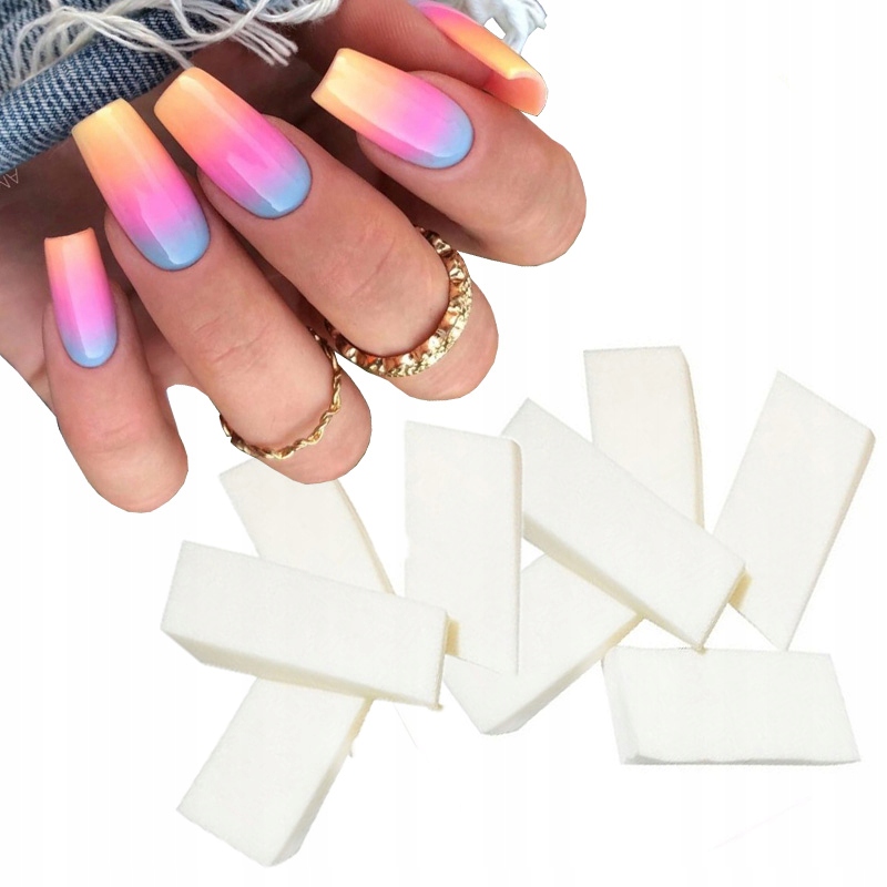 

Gąbka Do Ombre Manicure Hybryd Makijażu Żel 10szt.