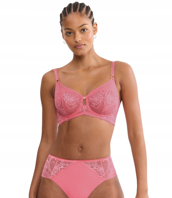 Měkká podprsenka s kosticemi Triumph Wild Peony Florale W01 85D