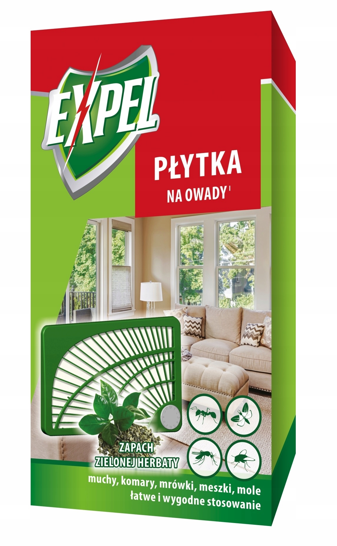 

Expel płytka na owady Mrówki Muchy Komary Mole