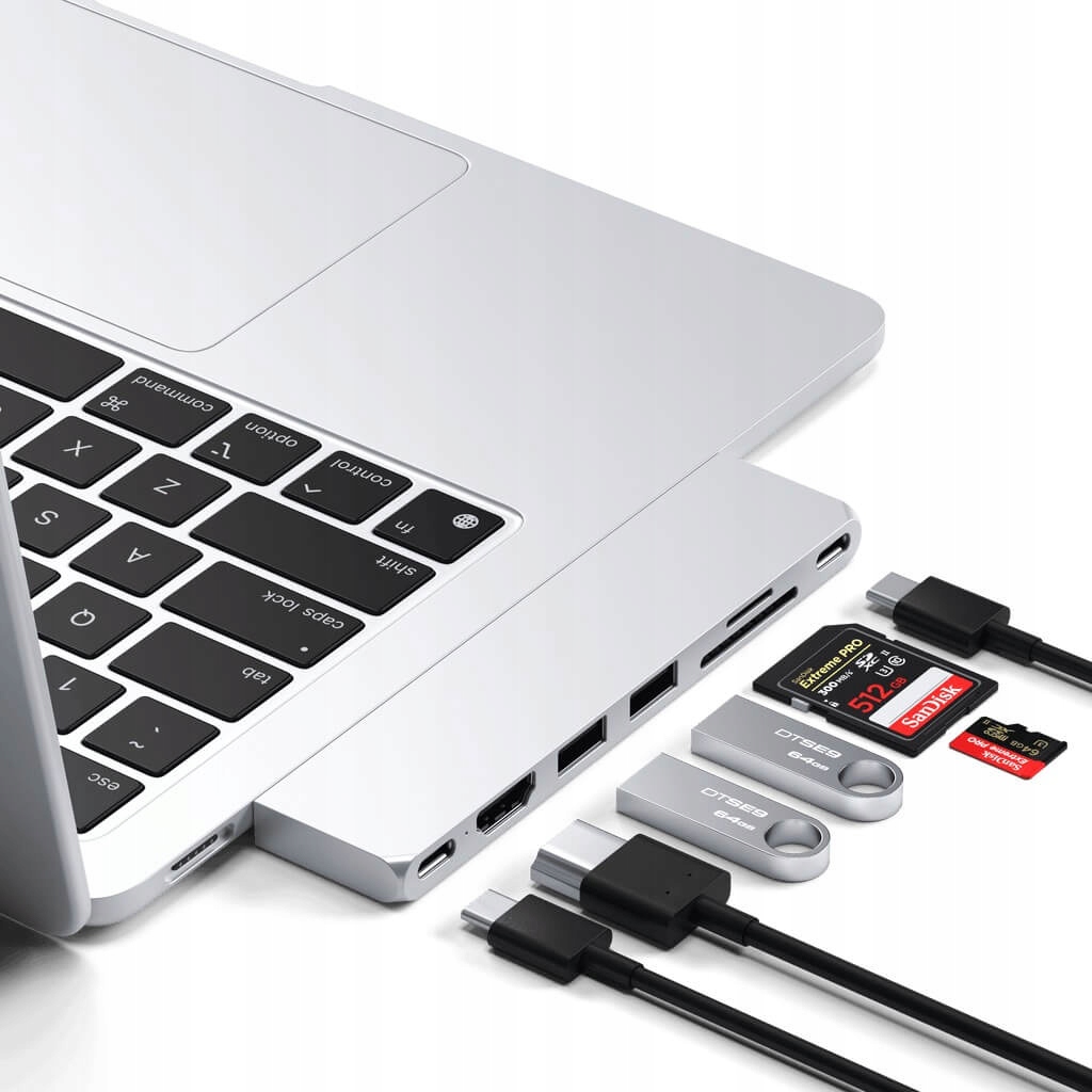 SATECHI Pro Hub Slim Adapter do Macbook Air i Pro M1 M2 M3 Zastosowanie inne