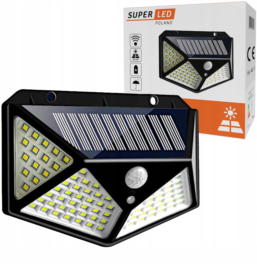 

Lampa solarna Led czujnikiem ruchu i zmierzchu