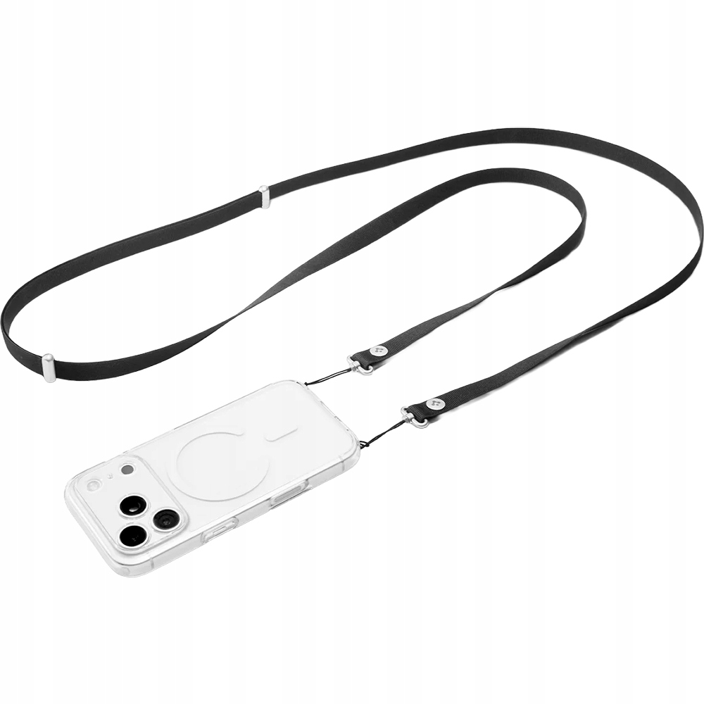 Smyčka na telefon Spigen, pro smartphone na krk, dlouhá, pevná, závěsná