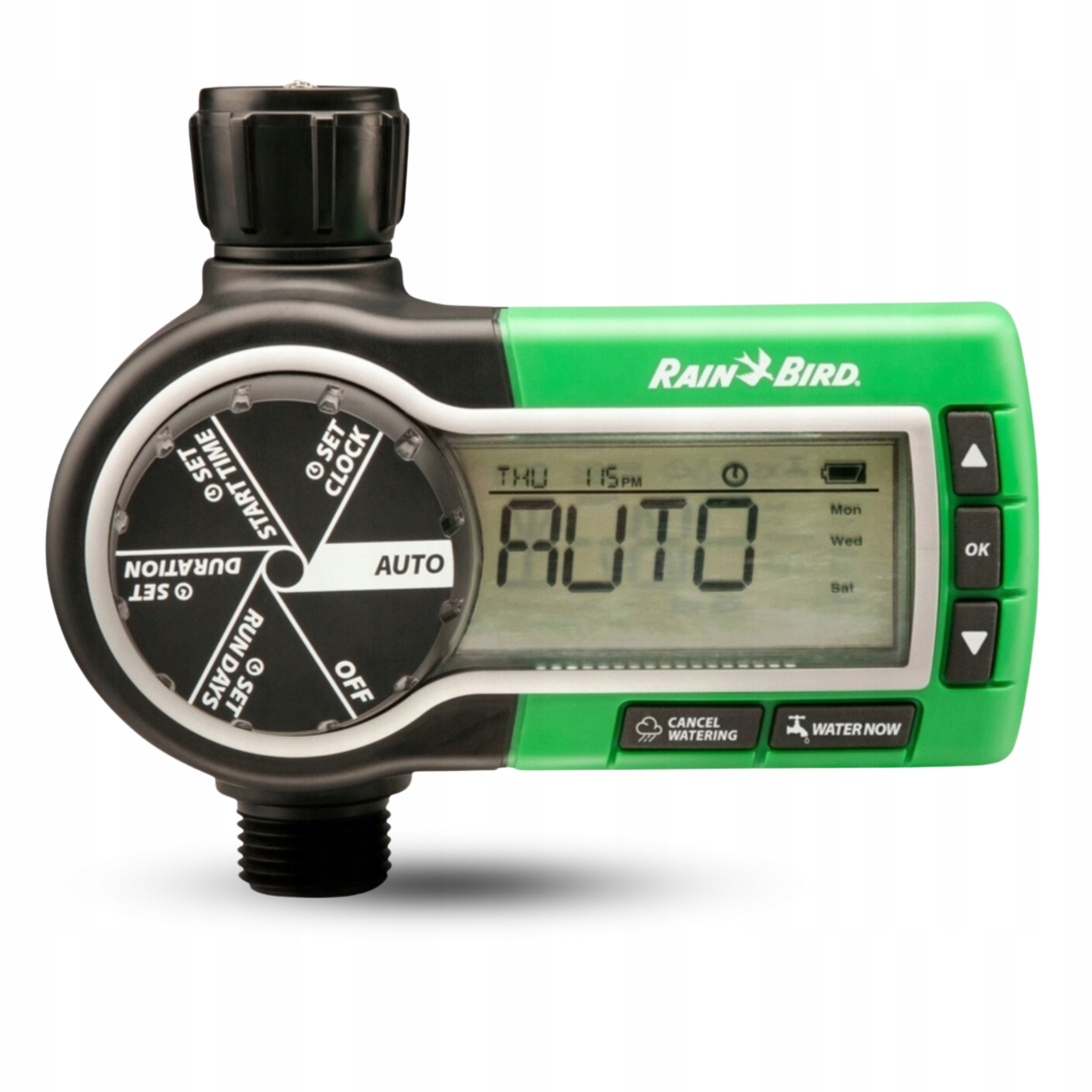 Batériový ovládač zavlažovania, časový regulátor na kohútik 3/4" Rain Bird