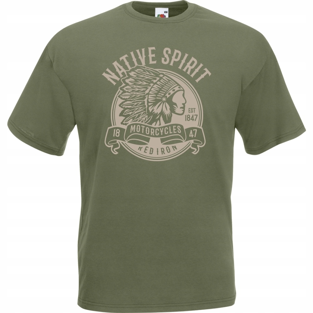 

Koszulka indianin motocycles native spirit S oliwk