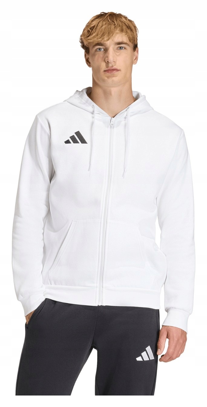 Mikina Adidas Teamwear Entrada 26 Fz Hoody bílá KF5943 vel. L