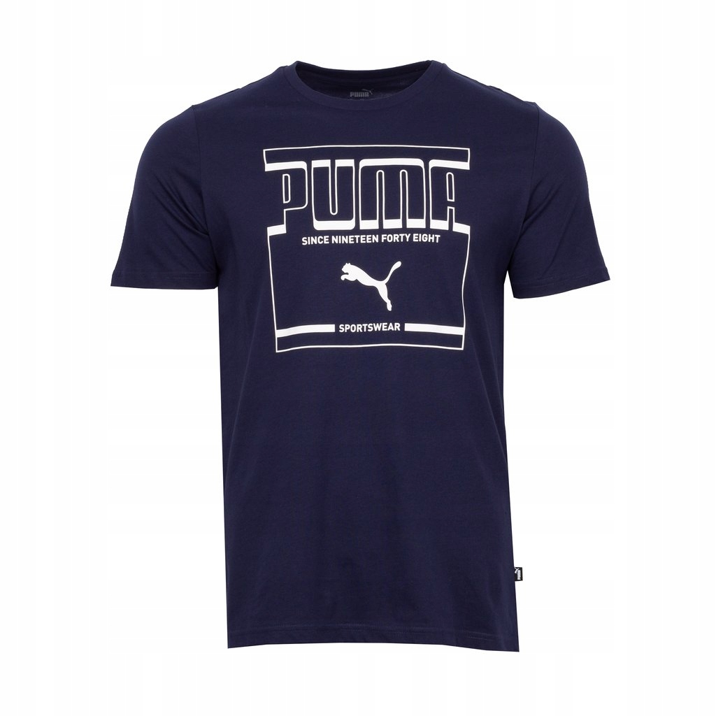 

Puma Koszulka Męska T-shirt Graphic Tee Navy r. L